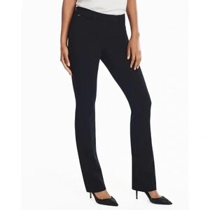 White House Black Market The Slim Boot Black Flare Pants